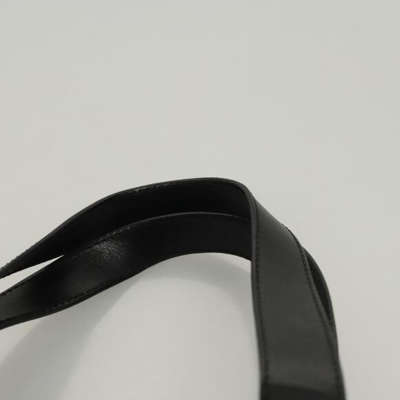 CELINE Macadam Canvas Hand Bag Pvc Leather Black Gold - Picture 8 of 13